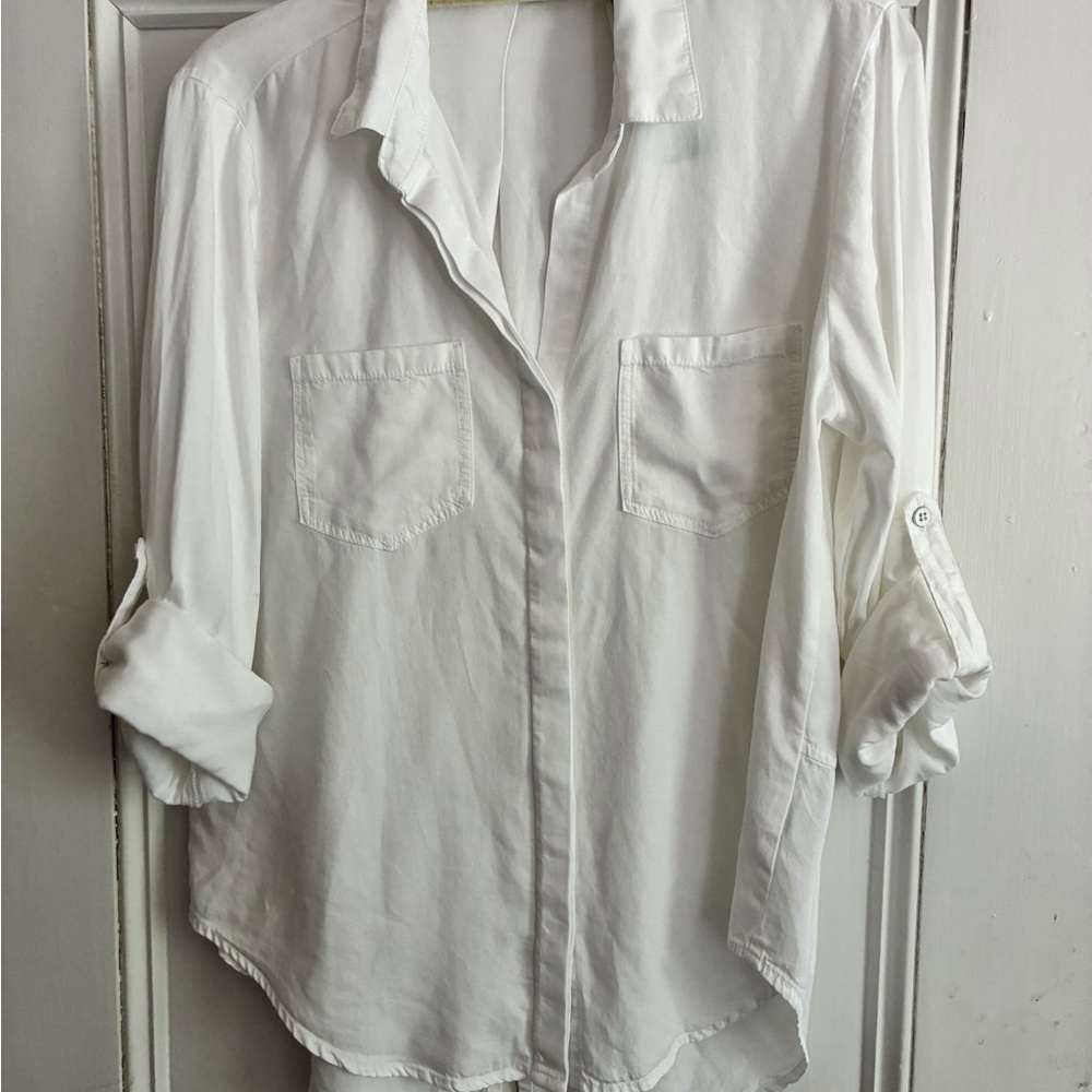 White Button-Up Shirt